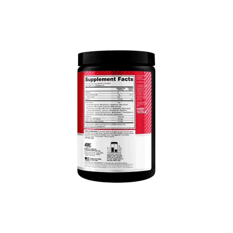 Amino Energy 270gr On Aminoácidos EAA Cafeína Sabor Fruit Fusion