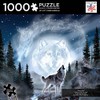 Andrews + Blaine Ltd Moon Wolf - 1,000 Pc Puzzle