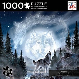 Andrews + Blaine Ltd Moon Wolf - 1,000 Pc Puzzle