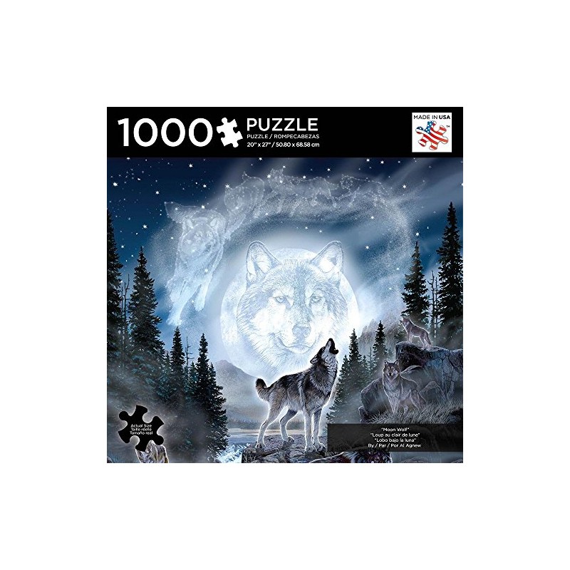 Andrews + Blaine Ltd Moon Wolf - 1,000 Pc Puzzle
