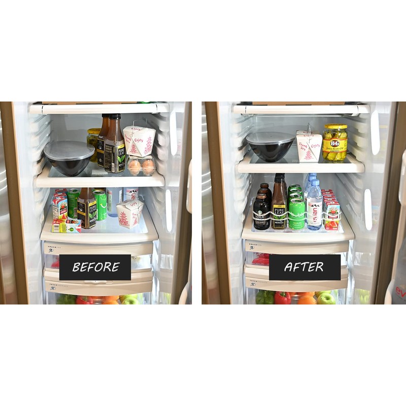 Display Technologies, Fridge-Plus Drink Organizer for Refrigerator Storage - Soda