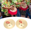 Crash Cymbal Brass Percussion Instrument Pair Teaching Tool Toy for