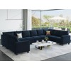 Belffin Velvet Single Seat Module for Modular Sectional Sofa Couch