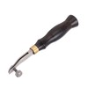 Leather Creaser 0.5mm Regulable Screw Ebony Handle Arc Design Stainless