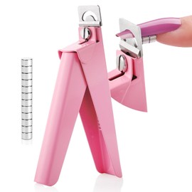 Saviland Nail Clippers Manicure Tip Cutter Clippers with 15 Pieces Magnets, Professional Gel Nails Nail Clippers Trimmer Manicure Nail Clippers for Artificial Nails Gel Nails Acrylic Nails Fingernails