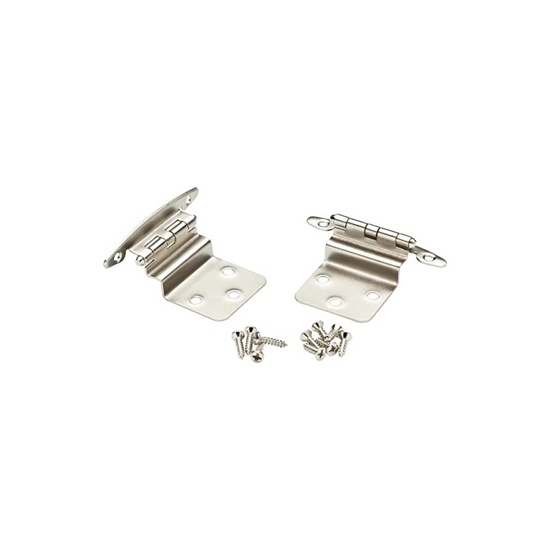 Liberty H00930C-SN-O 3/8 in. Satin Nickel Inset Hinge Without Spring