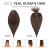 S-noilite Hair Toppers for Women Real Human Hair, 100% Real