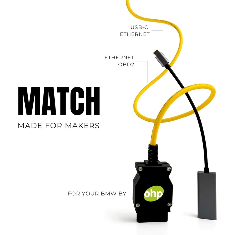 OHP ENET OBD2 (Enet Cable + USB Type C)