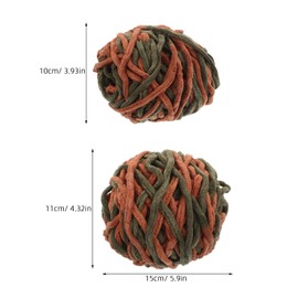 Operitacx Woolen Yarn Knit Yarn for Crochet Blanket Scarf Hat Baby Knitting Comfortable Material DIY Craft