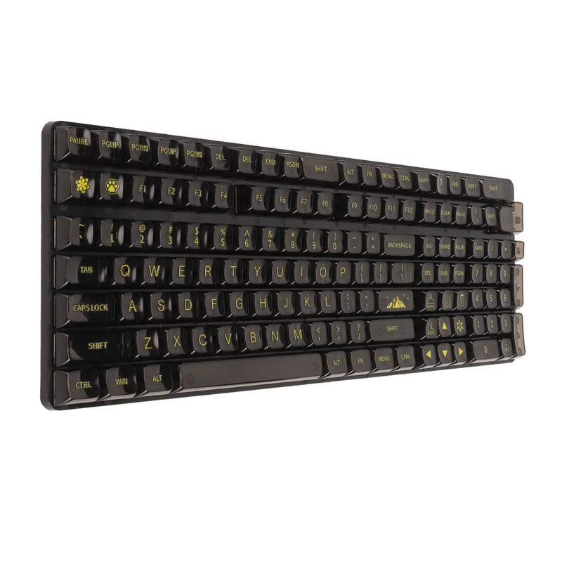 Keycap Set 132 Keys High Transparent PC CBSA Heigh Matte
