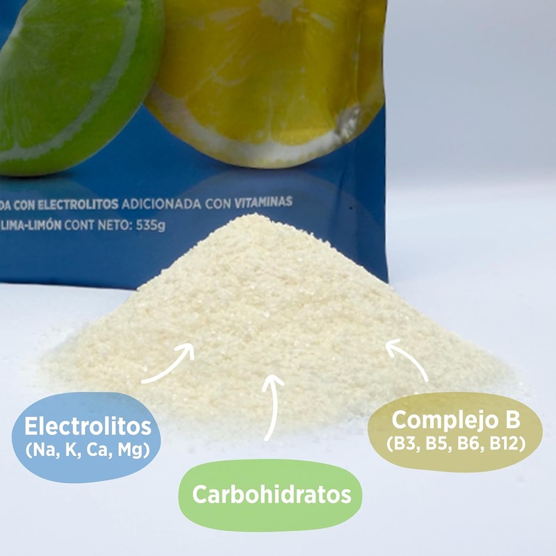 RUTS Energy ELECTROLITOS EN POLVO + VITAMINAS SABOR LIMA-LIMÓN RINDE