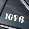 I Got Your Six Military Car Window Decal Sticker c