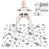 Drydiet 100 Pack 28"x47" Splat Mat for Under High Chair,