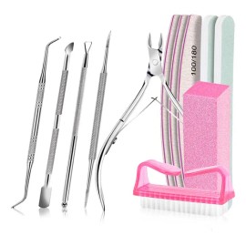 Kit De Para Manicure Y Limas Para Uñas Profesional 12 En 1