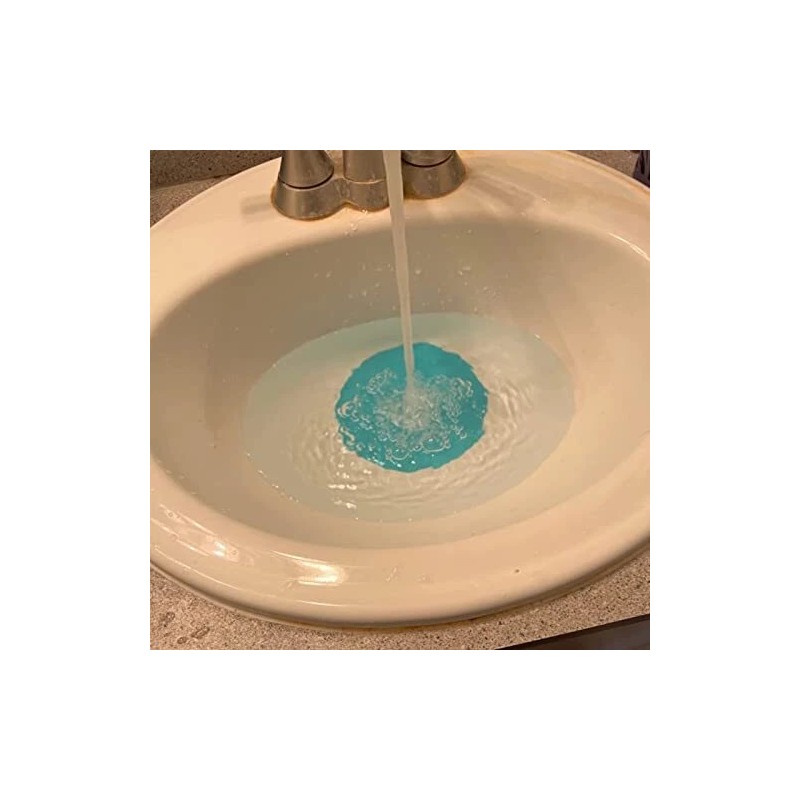 tifanso Teal Aqua Universal Sink Stopper Cover Flat Silicone Drain