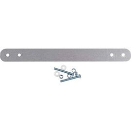 Brady 86337 17" Length Aluminum, Silver Fence Sign Support Bracket with Hardware