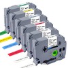 6 Pack Replacement for Brother P Touch Label Maker Tape