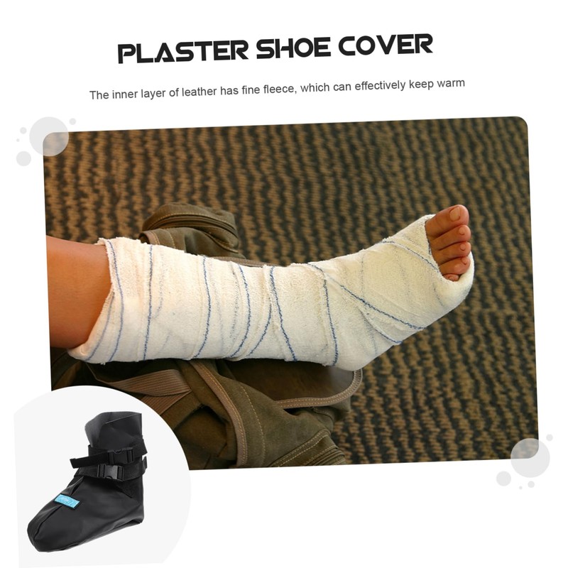 KOMBIUDA Protective Plaster Warm-wrapped Shoe Cover Cast Boot Foot Injury