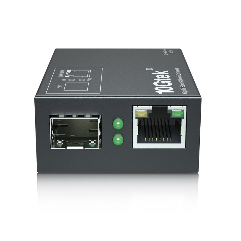 10Gtek Gigabit Optical Media Converter Small Size, Single Mode Dual