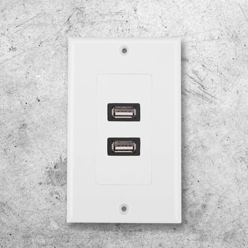 USB Wall Plate, Wall Mounting Wall Plate Panel, Wall Socket