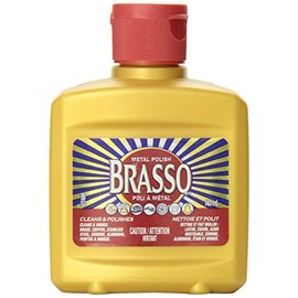 Brasso Brasso, Metal Polish, Cleans and Polishes - Brass Bronze Copper Stainless Steel, 142 ml
