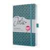 Sigel JN139 Notebook A5 Lined Medium Blue Diary Jolie Hard