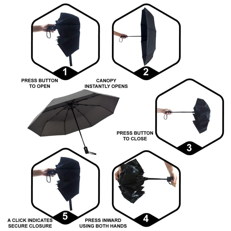 SY COMPACT Travel Umbrella Windproof Automatic Factory Direct High Cost-effective