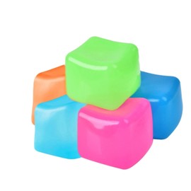 Needoh Nice Cube, Stress Ball, Nee Doh, Anti-Stress Ball, Anti-Stress Toy for Children, Anti Stress Balls, Squishy Fidget Toys, Sensory Toy, Squeeze Balls for Kids, Sensory Toy, Pack of 6