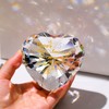 25th Silver Wedding Anniversary Romantic Gifts for Couple, Heart Crystal