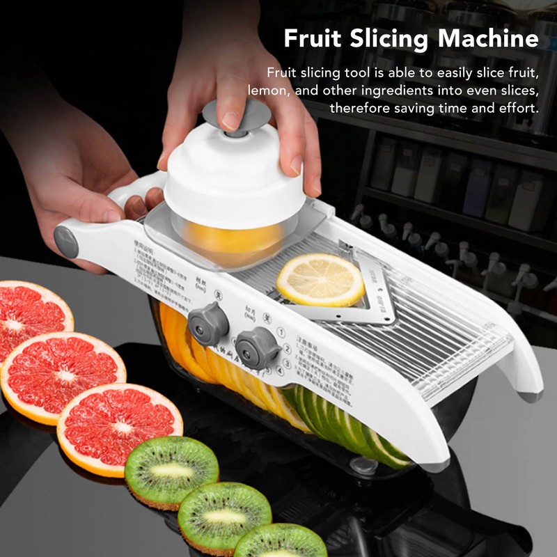 Fruit Slicing Machine Manual Lightweight Portable Versatile Highly Effective Lemon