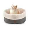 Petace Self Warming Cat Bed, 17.7" x 13.7" Anti-Slip Soft