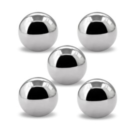 5pcs 1.5''inch Chrome Steel Bearing Balls 38mm Steel Balls Precision Bearing Bulk Bicycle Bearing Balls 1-1/2"