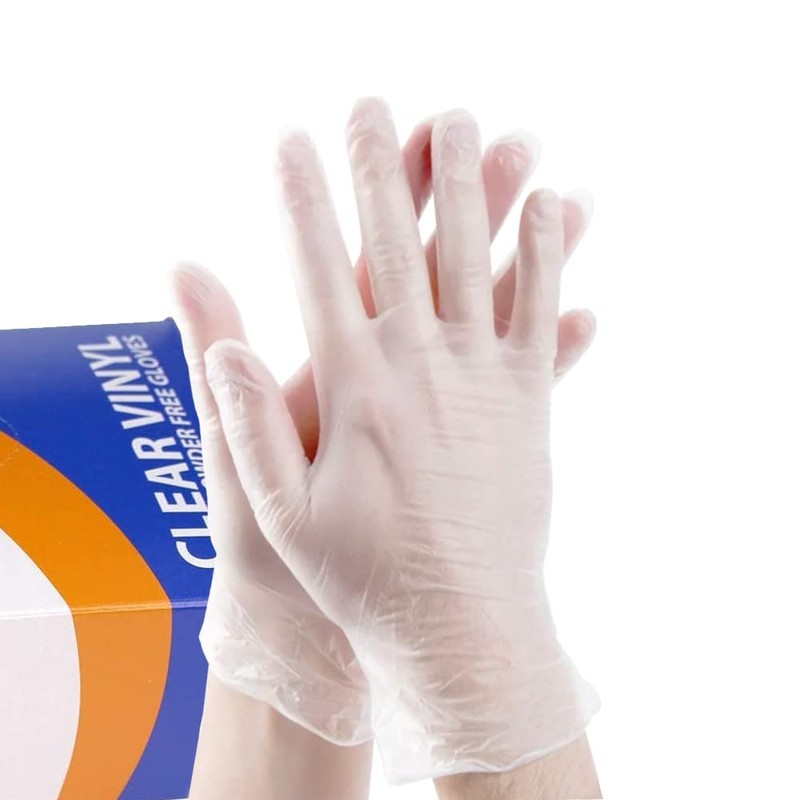 Gloveman GL6621 Vinyl Gloves, Powder Free, Small (Pack of 100)