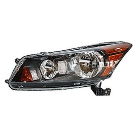 TYC Left Headlight Assembly Compatible with 2008-2012 Honda Accord