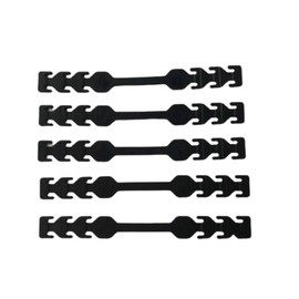 Ear Savers Face Mask Ear Loop Straps | 10 Mask Ear Hook Extenders | Adjustable Anti-Slip Silicone Ear Protection for Various Masks, Eases Ear Pressure & Pain Due to Prolonged Mask Use Including Kids