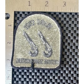 1982 MILLER HIGH LIFE 300 ROAD TO CHARLOTTE BADGE PRAIRIE STATE WESTERN SHARPSHOOTERS EMBROIDERED SEW ON PATCH 2 3/4" x 3 1/4"