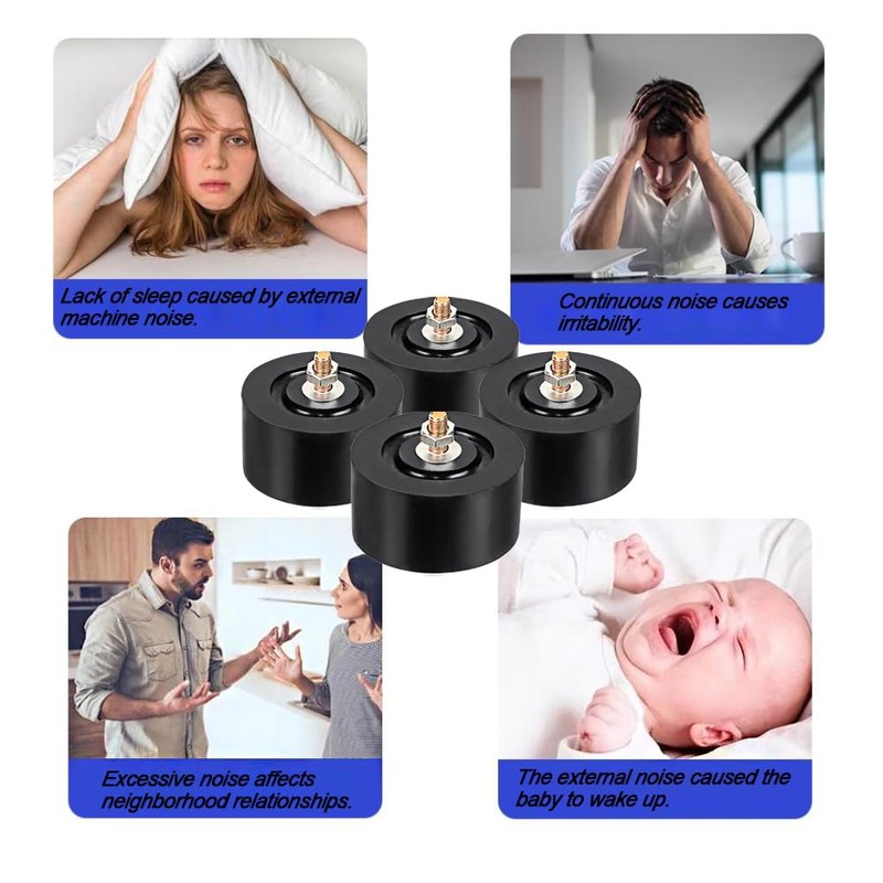 Anti Vibration Pad Air Conditioner Base,Noise Reduction and Shock Absorption