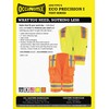 OccuNomix ECO-ATRNSM-YL High Visibility Value Mesh Two-Tone Zipper Surveyor Safety
