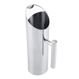 Stainless Steel Water Pitcher Jug with Ice Guard Cold Drinking Pitcher Home Hotel Serving Tool(1.5L)