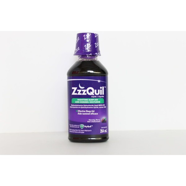 Vicks ZZZQUIL SLEEP AID SYRUP, Warming Berry / 354ML
