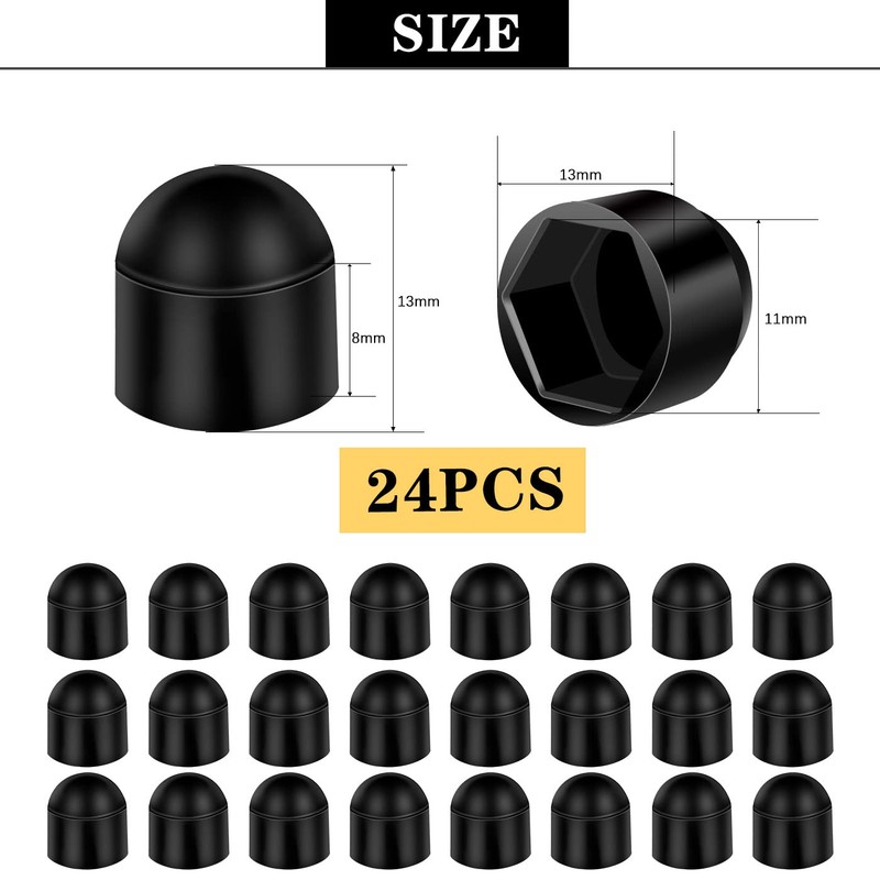 oumuik Bolt Cover M6 / 10mm Spanner Screw Nut Protective