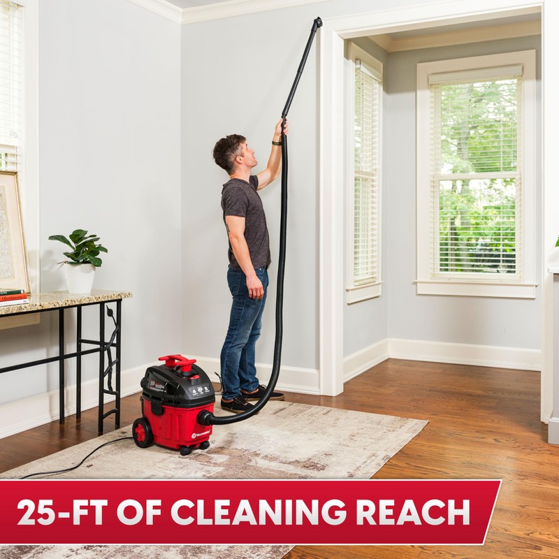 Vacmaster 4-Gallon 5 Peak HP Household Wet/Dry Vacuum - VF408B