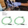 2pcs 5.9ft Tattoo Clip Cords RAC Interface Professional Copper Silicone