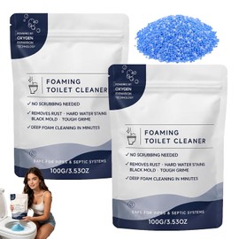 2 Pack Foaming Toilet Bowl Cleaner - Fast-Dissolving Fresh Scent