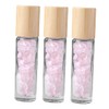 Mikinona 10ml Pink Crystal Stone Roller Bottle Set Roll-on Cosmetic