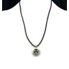 Soccer Boys/Girls Essential Oil Diffuser Necklace-Black Leather- 18-20"