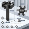 Virego CNC Spoilboard Surfacing Router Bit, 1/2" Shank 2" Cutting