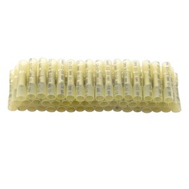 Yosawo 50-Piece Cable Lugs Butt Connectors Shrink Connectors Cable Lugs Crimp Connectors 12-10 AWG Yellow (RSTY)