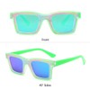 Long Keeper Fashion Square Sunglasses Women Party Glasses For Adults