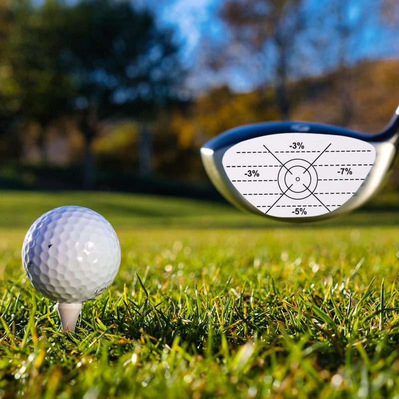 300pcs Golf Impact Tape, Golf Clubs Labels Self-Teaching Sweet Spot